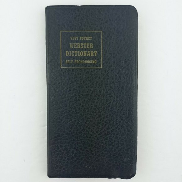 Vintage Vest Pocket Webster Dictionary Self-Pronouncing 1953 - Picture 2 of 11